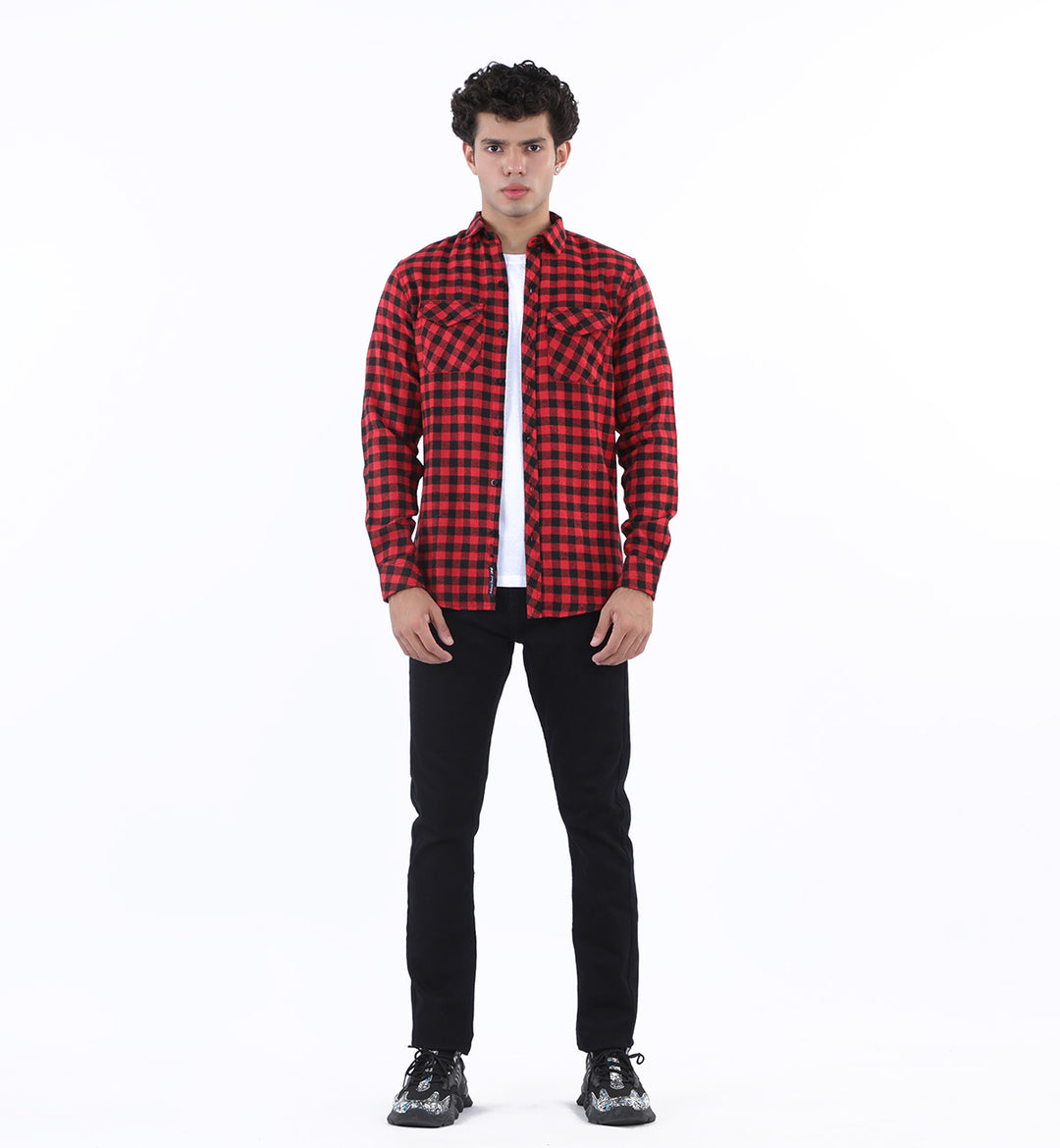 Flannel Shirt Red/Black