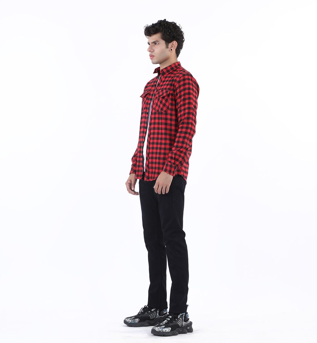 Flannel Shirt Red/Black