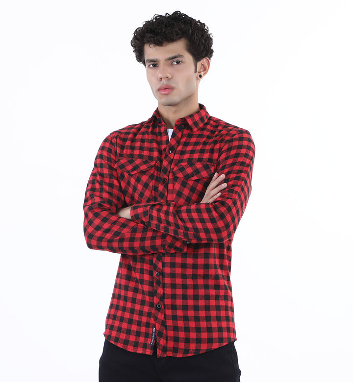 Flannel Shirt Red/Black