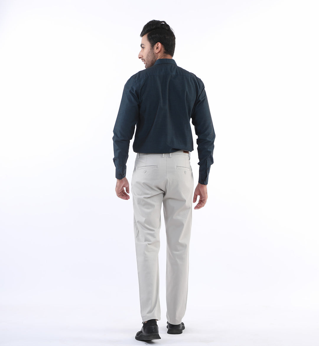 Textured Shirt Dark Blue