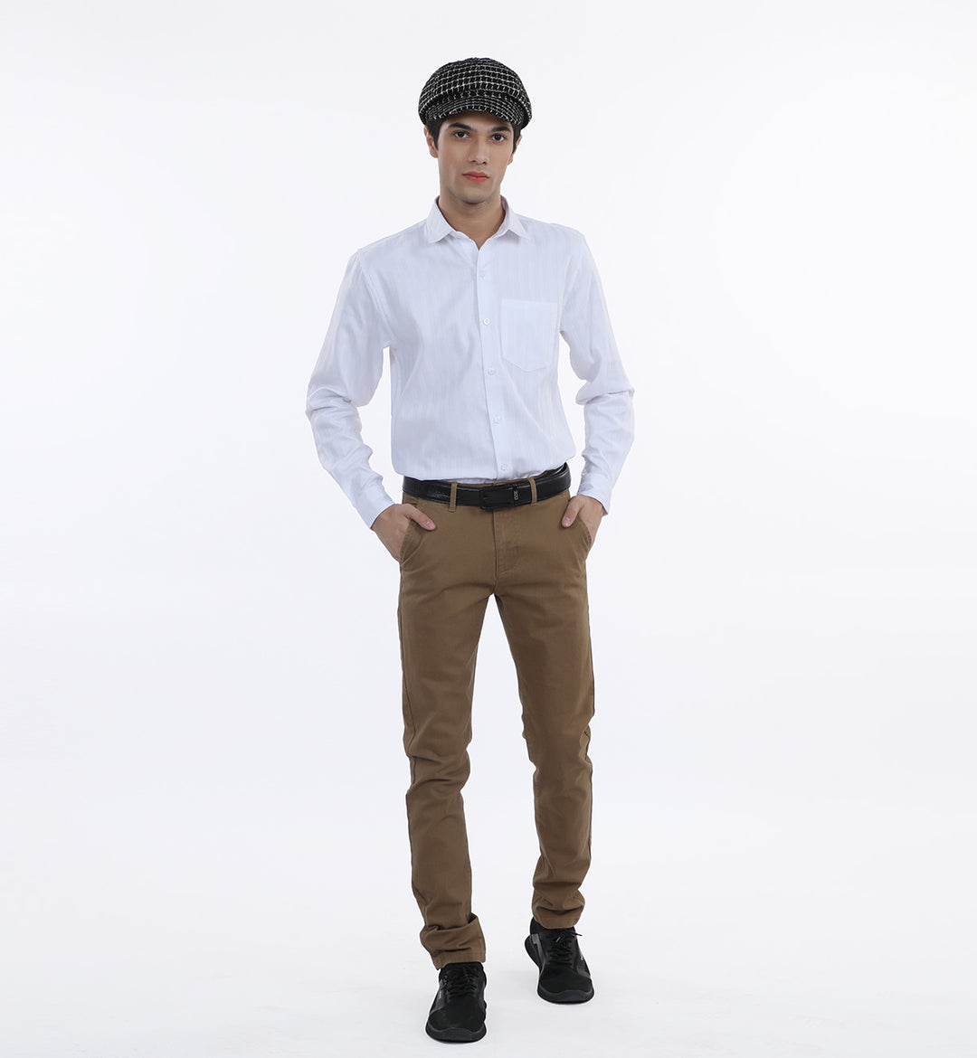 Striped Shirt White