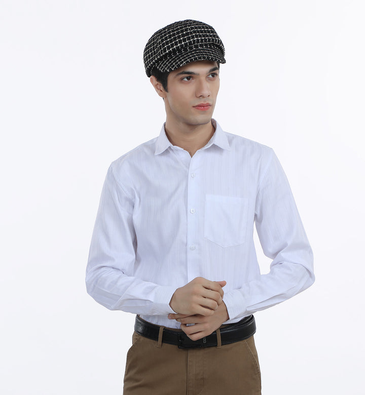 Striped Shirt White
