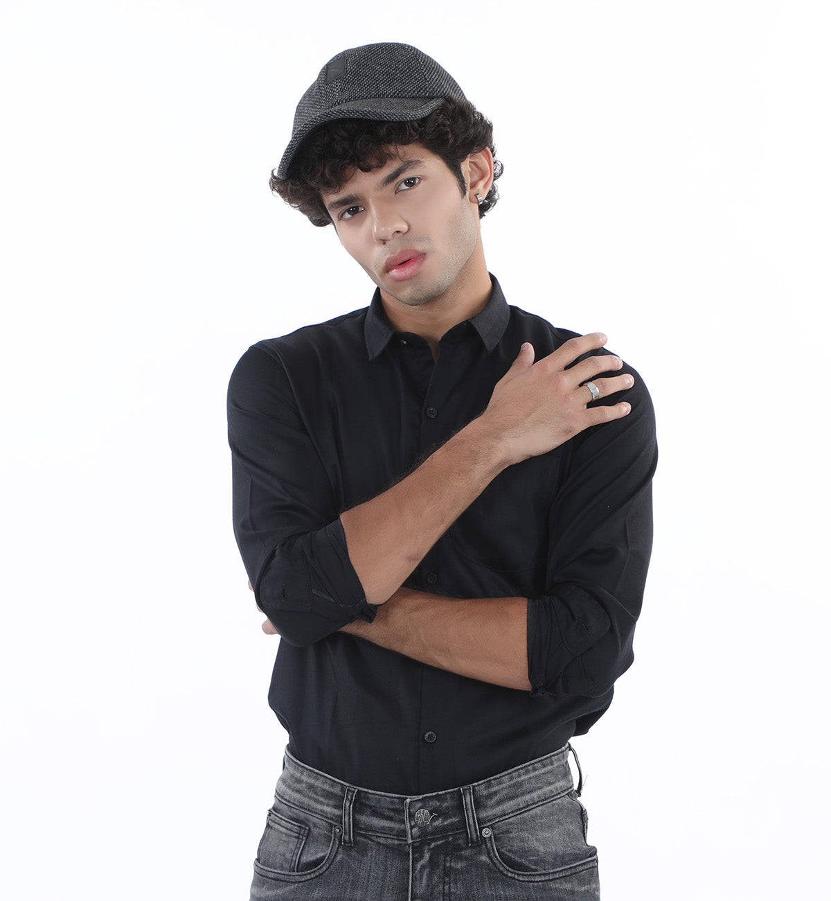 Striped Shirt Black