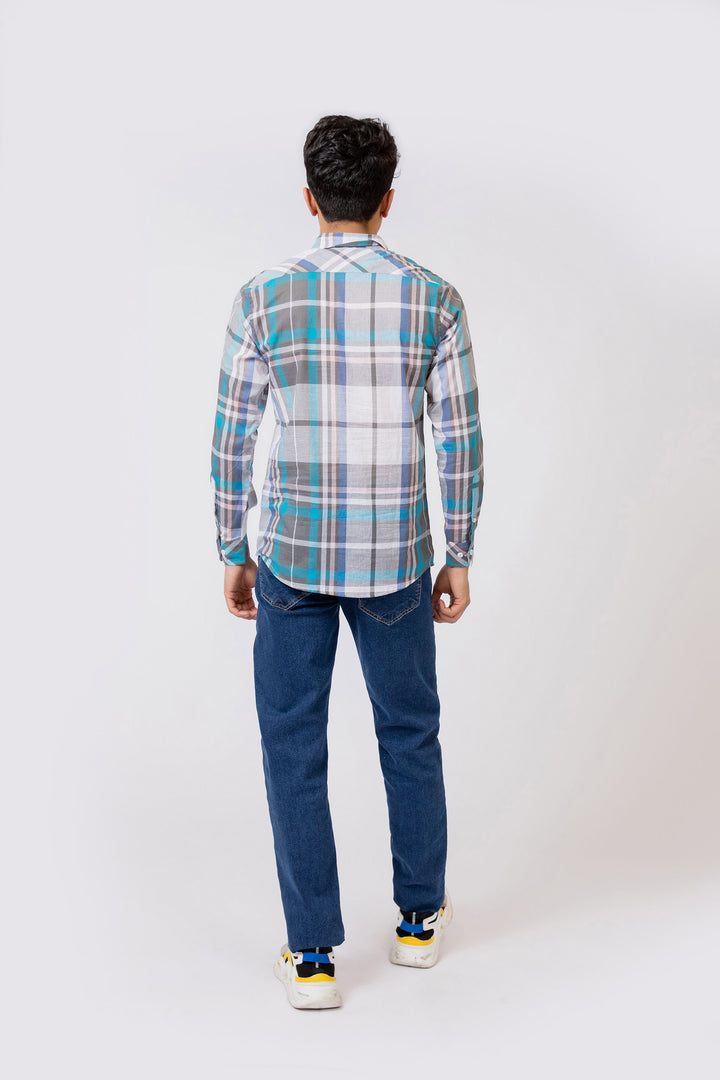 Check Shirt Grey/Blue