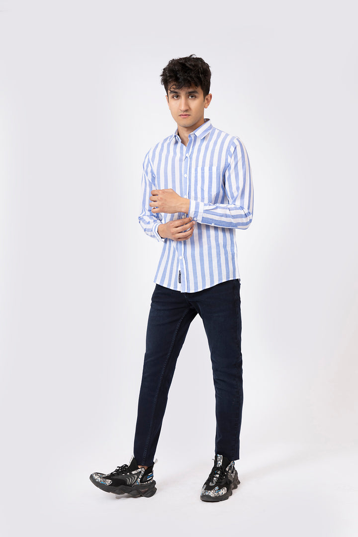Stripe Shirt Blue/White