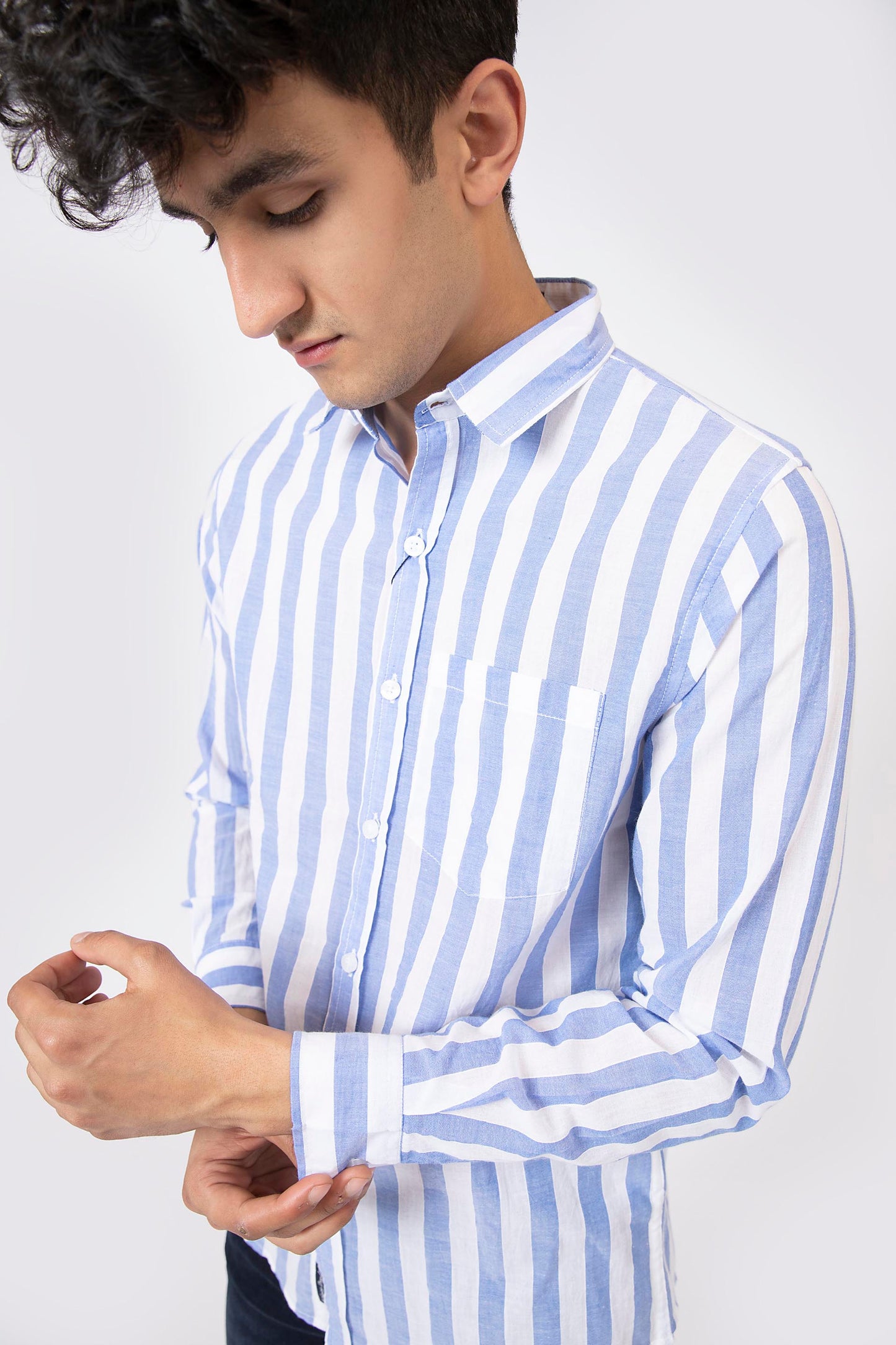 Stripe Shirt Blue/White