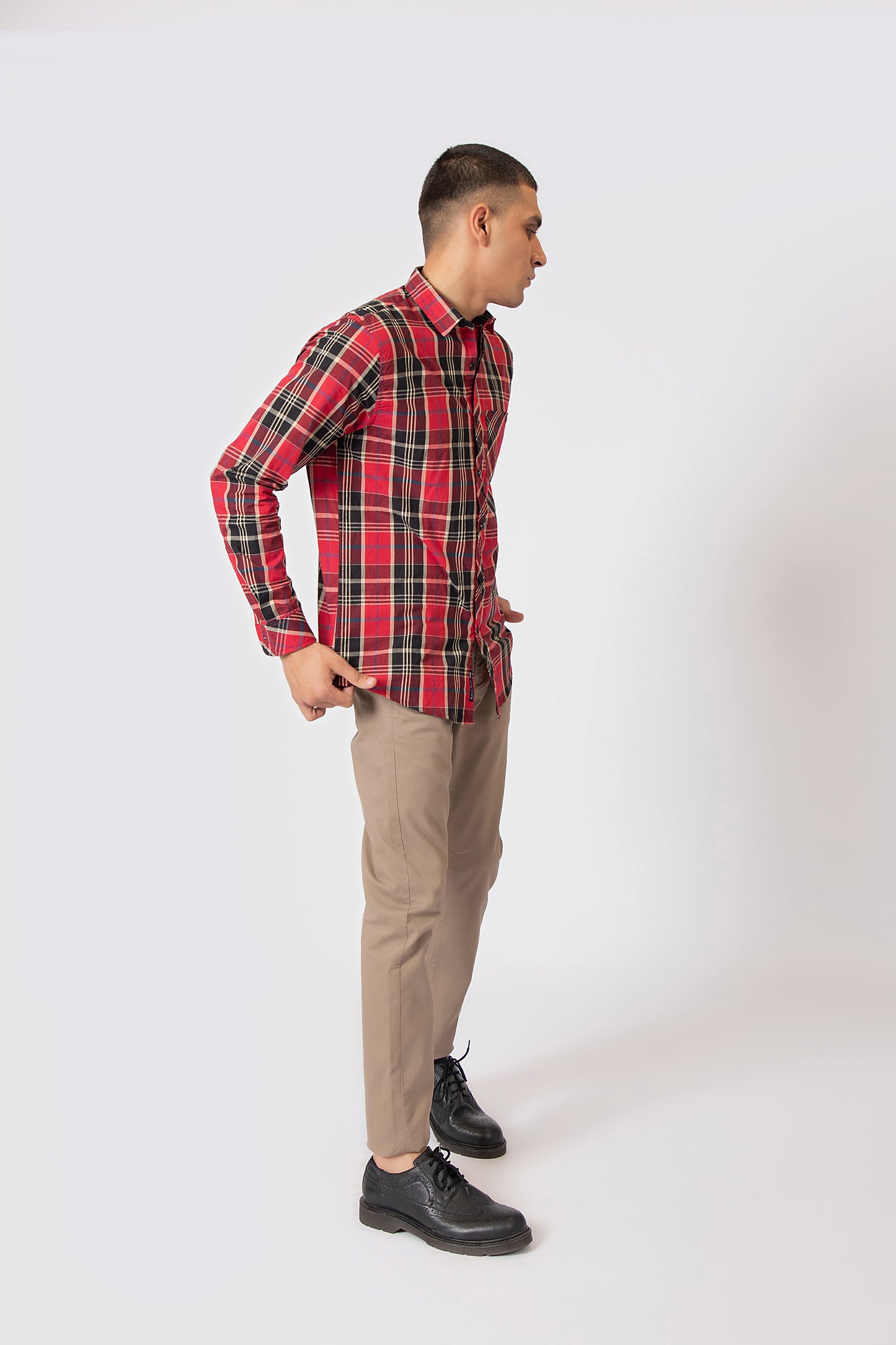 Check Shirt Black/Red