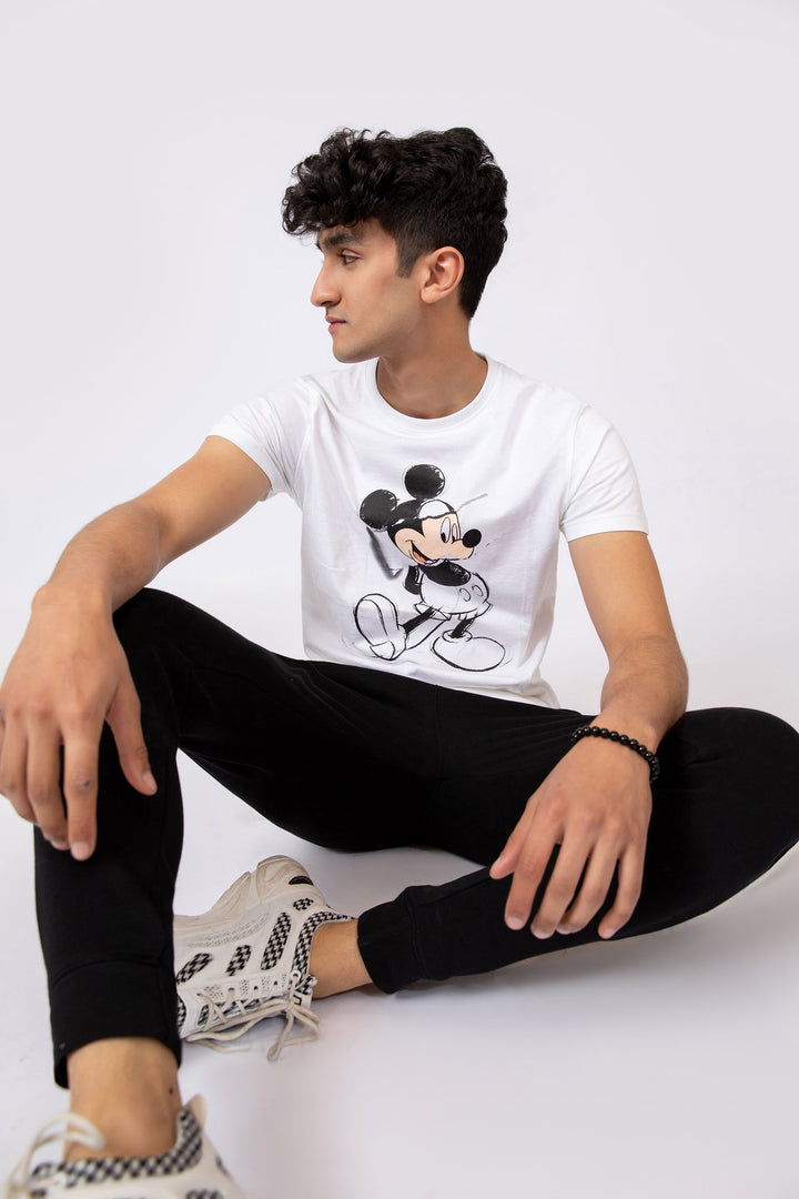 Mickey Tee White