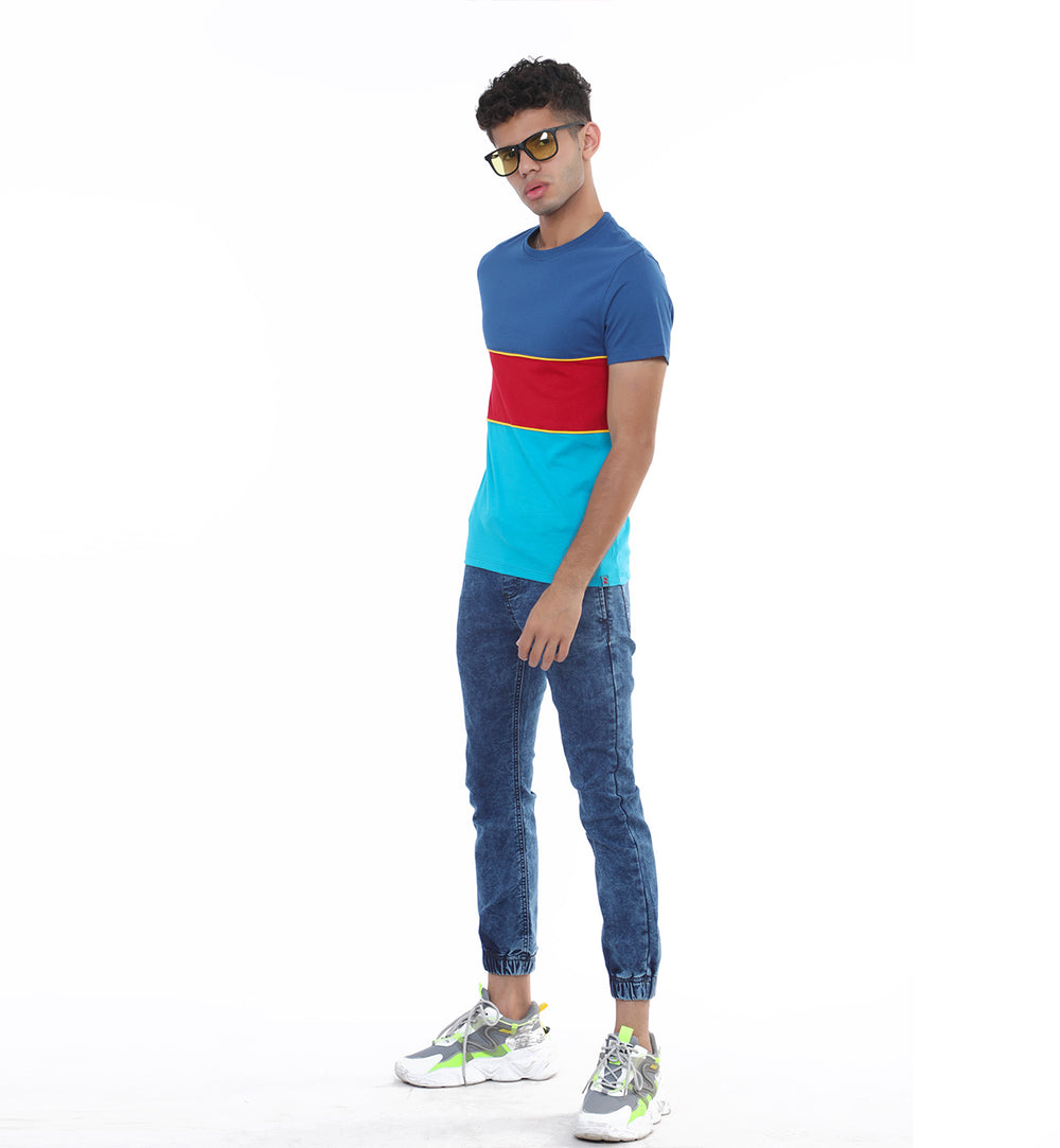 Paneled Tee Multi (7584610189463)