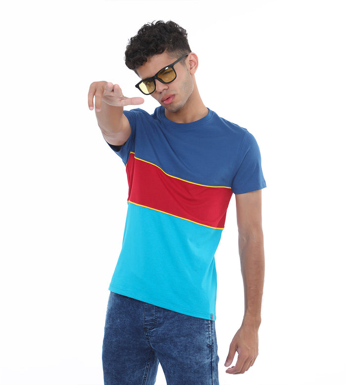 Paneled Tee Multi (7584610189463)