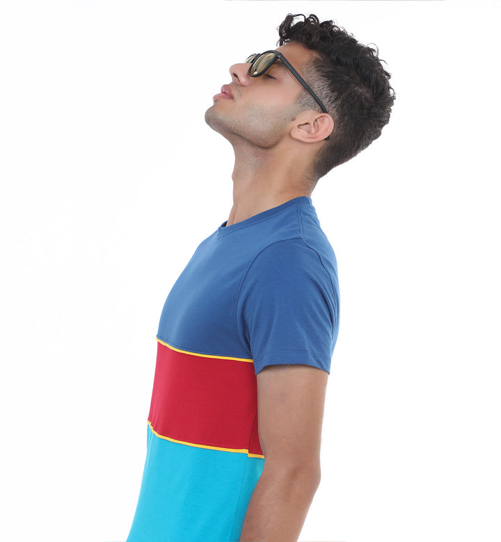 Paneled Tee Multi (7584610189463)