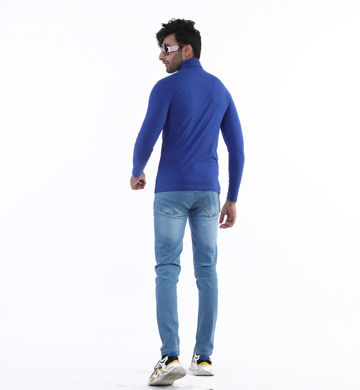 Basic High Neck Navy
