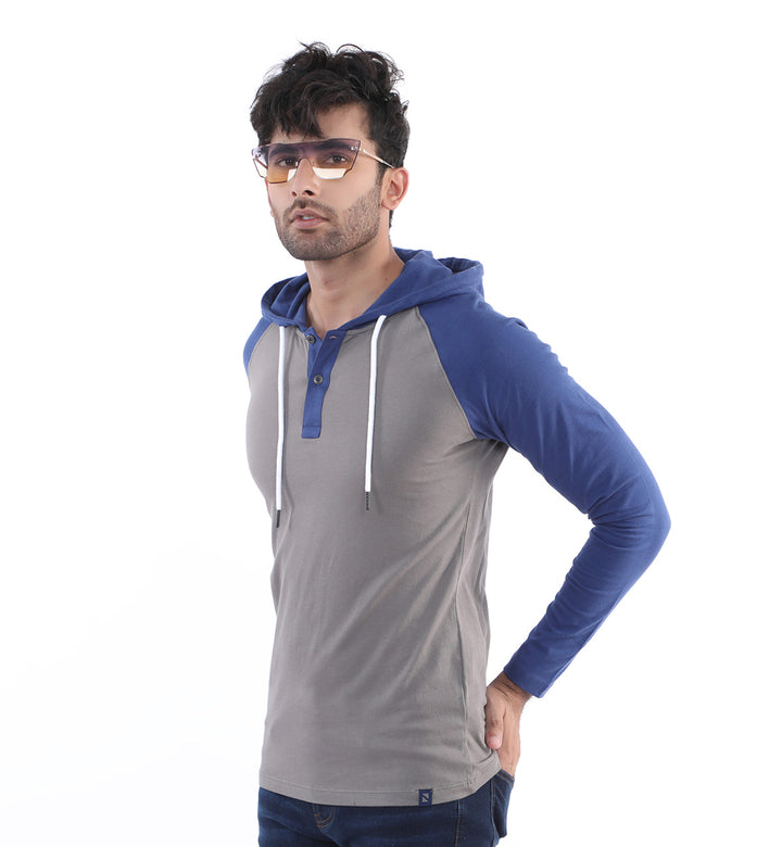 Hooded Tee Grey