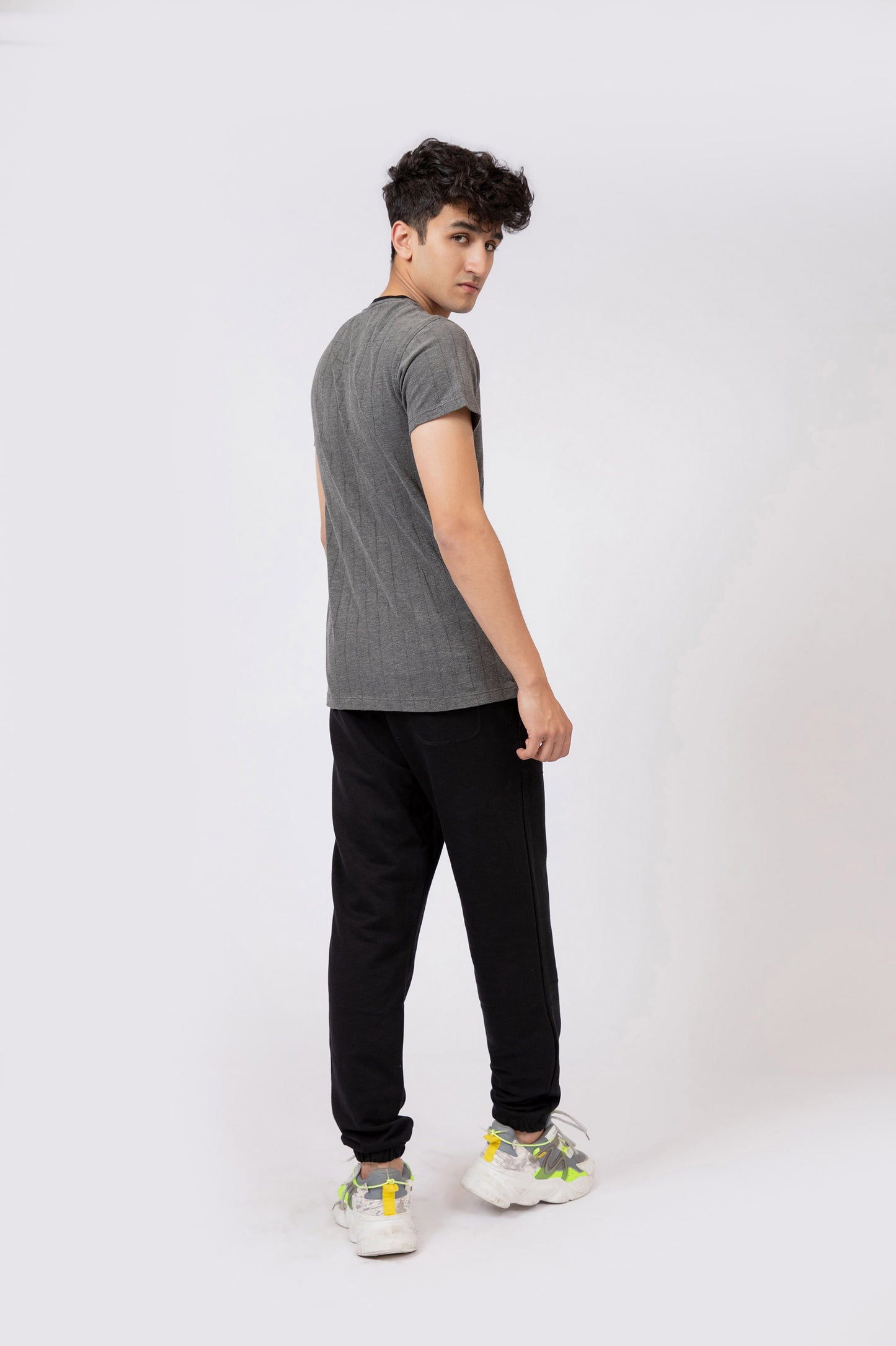Textured Tee Grey