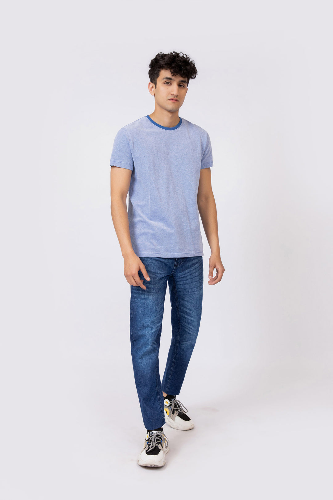 Textured Tee Blue