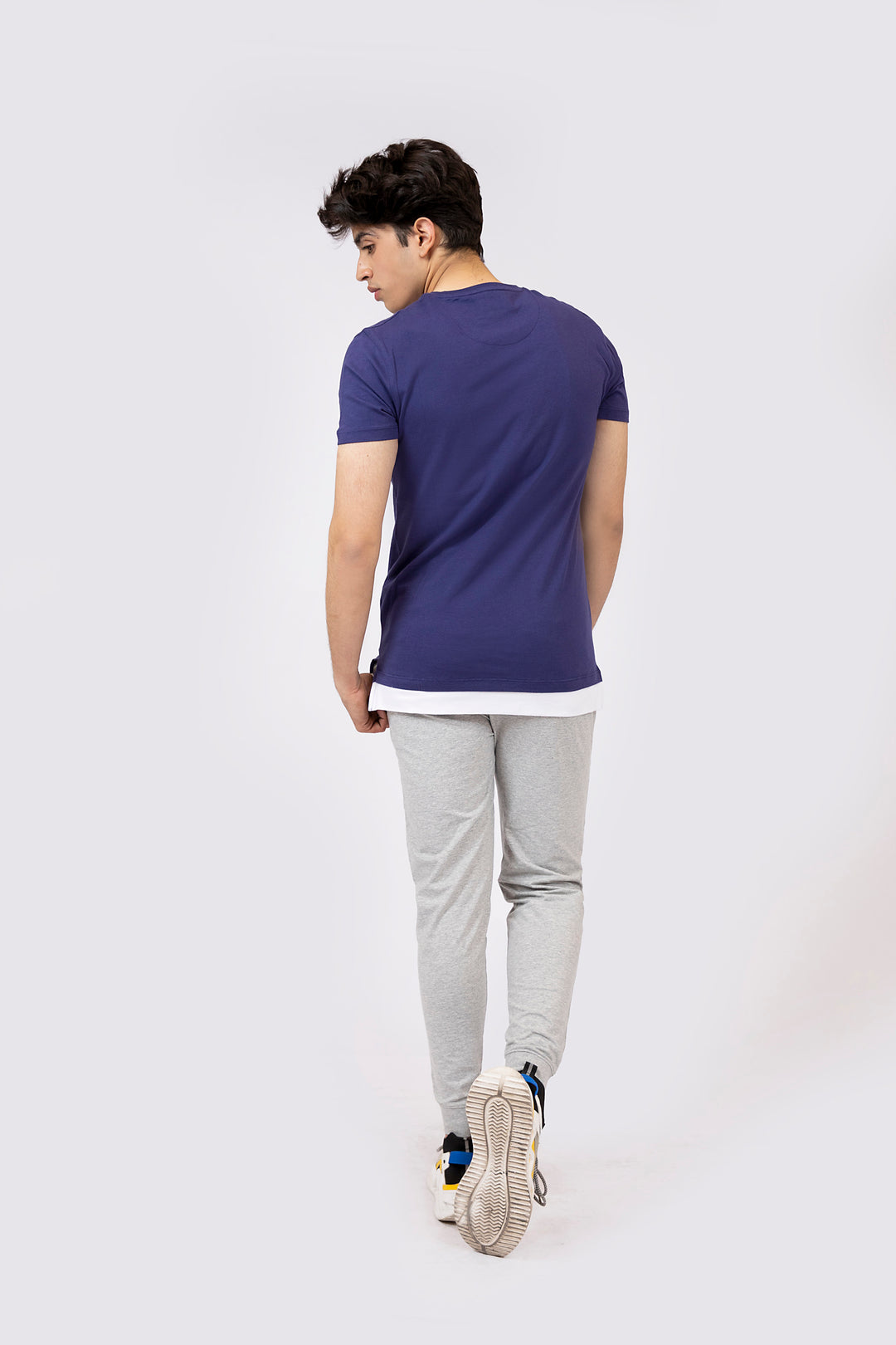 Layered Tee Navy