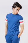 Paneled Tee Navy