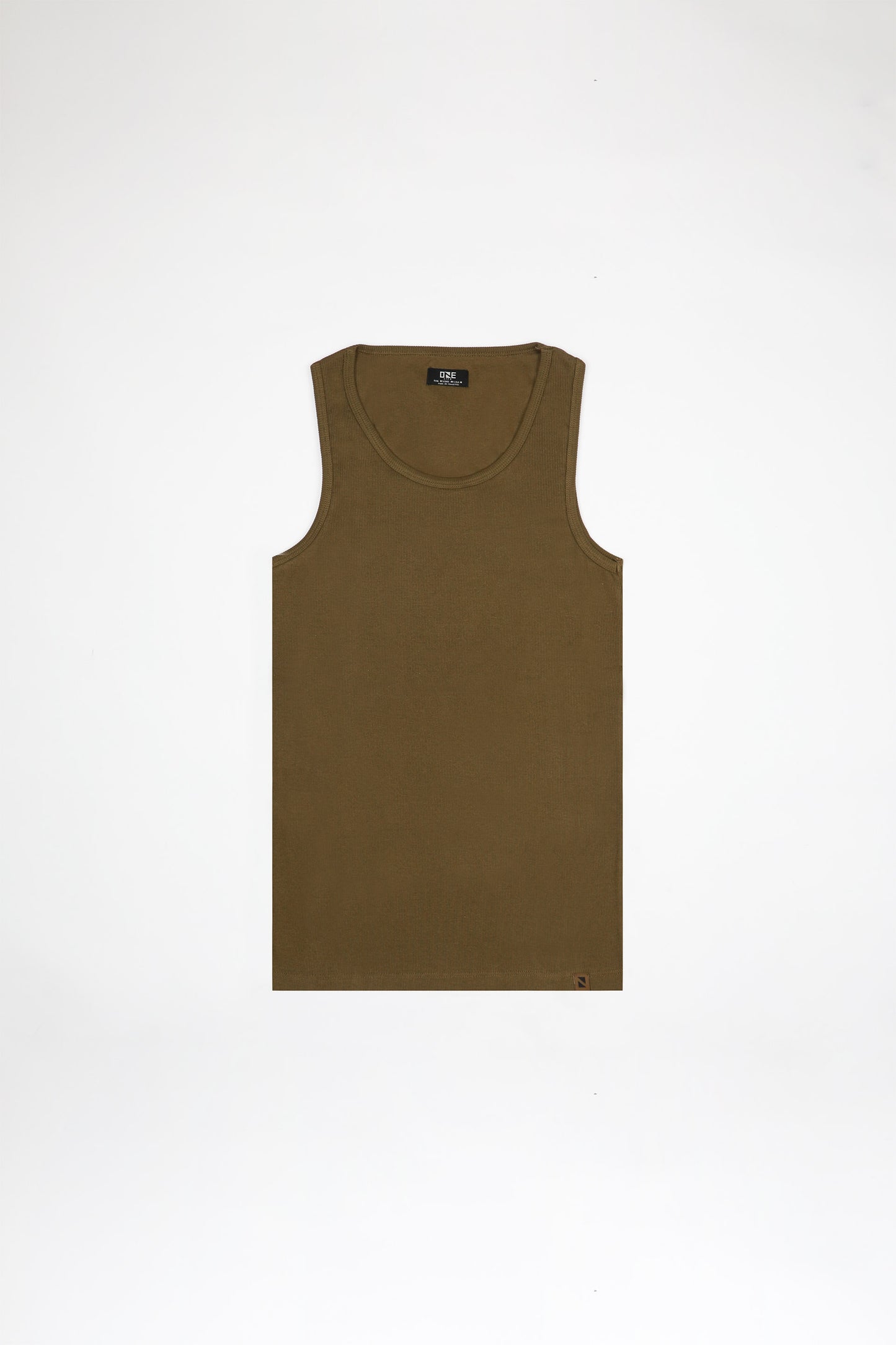 Rib Tank Top Olive