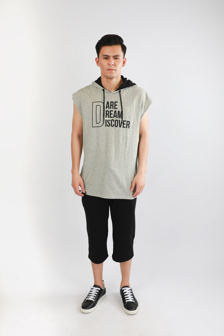 Hooded Tee Grey