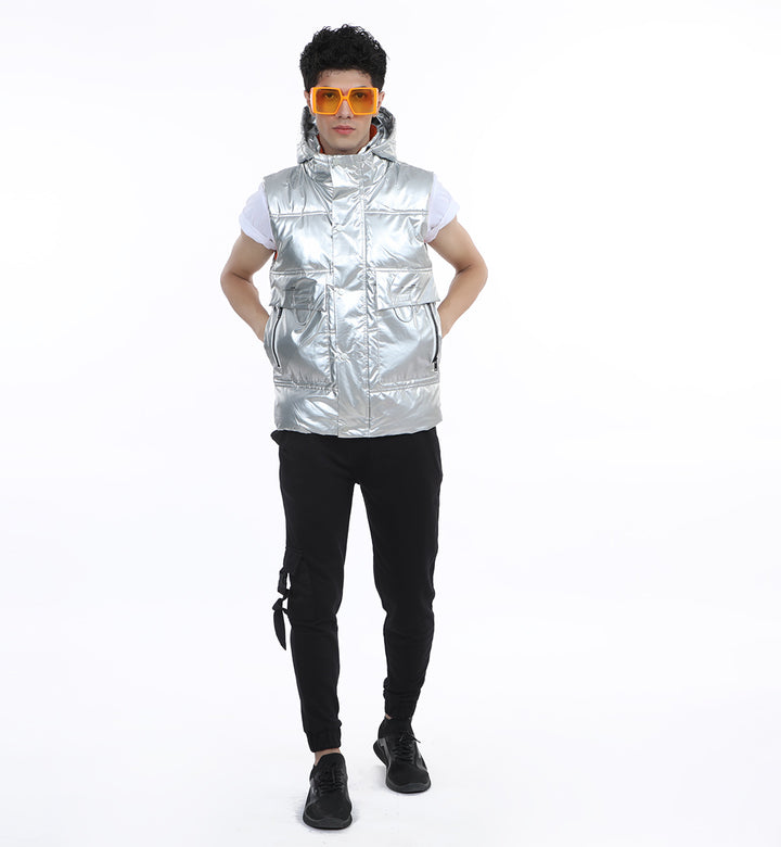 Puffer Jacket Silver