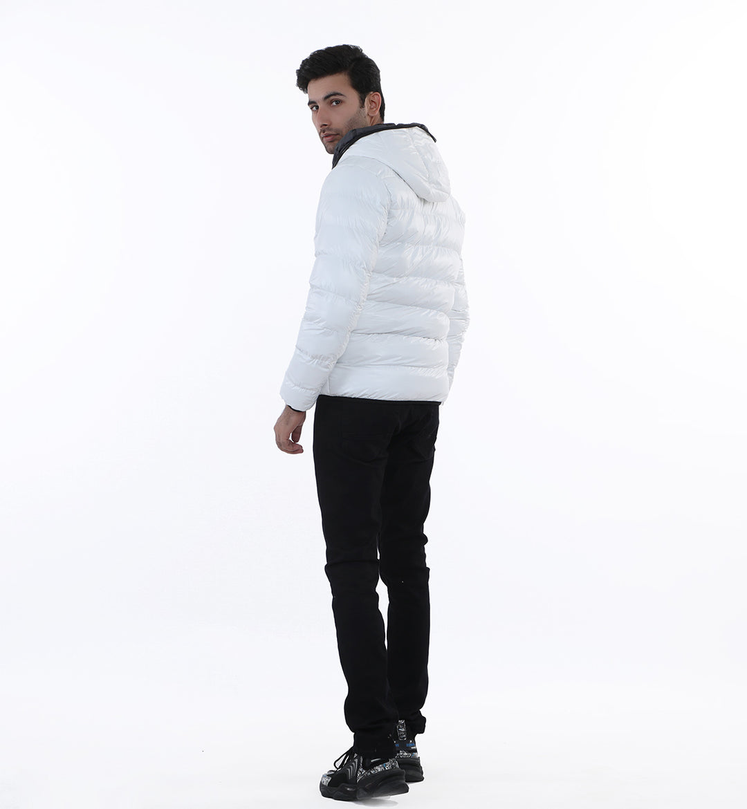 Convertible Hiker Jacket White/Grey