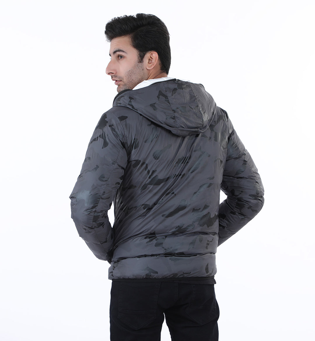 Convertible Hiker Jacket White/Grey