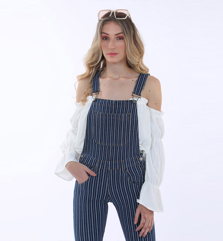 western denim dungarees