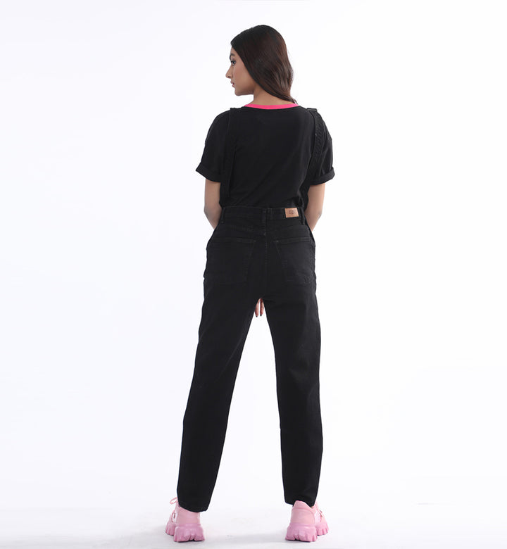 Ripped Dungaree Black (7584610844823)