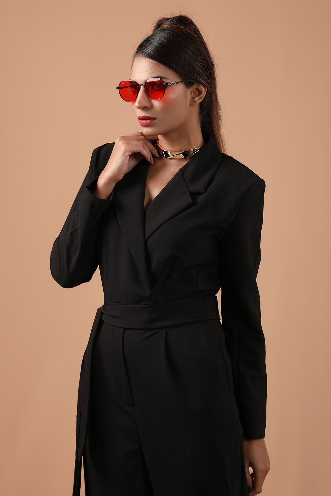 Tuxedo Jumpsuit Black (7281637818519)