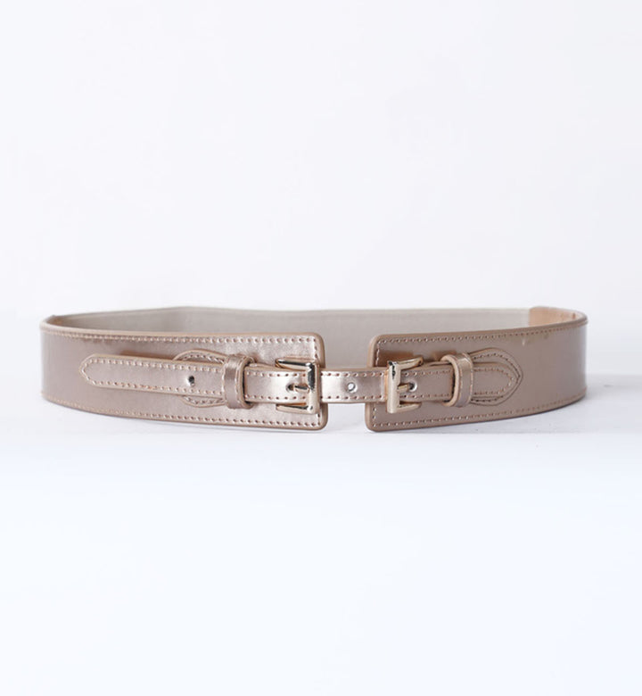 Elasticated Belt Gold (7468891799703)