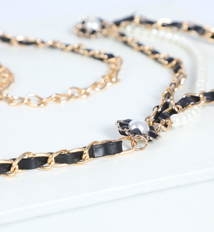 Chain Belt Black/Gold