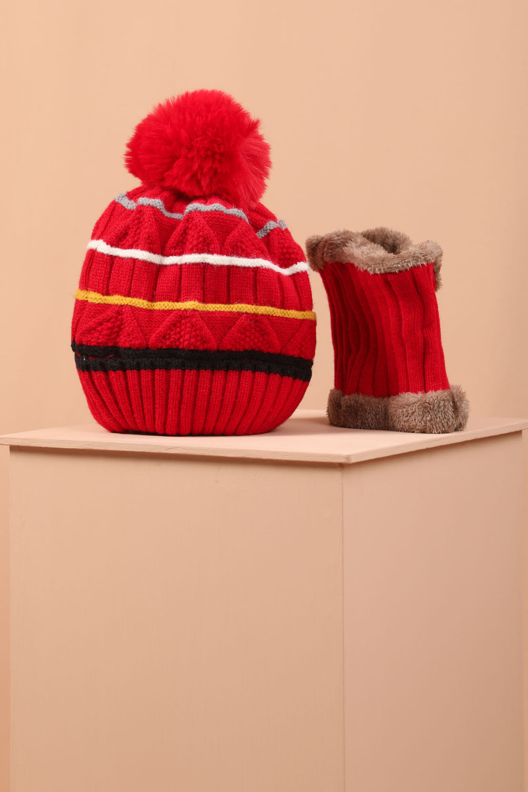 Beanie Set Red (7320484741271)