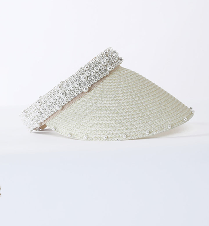 Hald Brim Hat Off White (7466362994839)