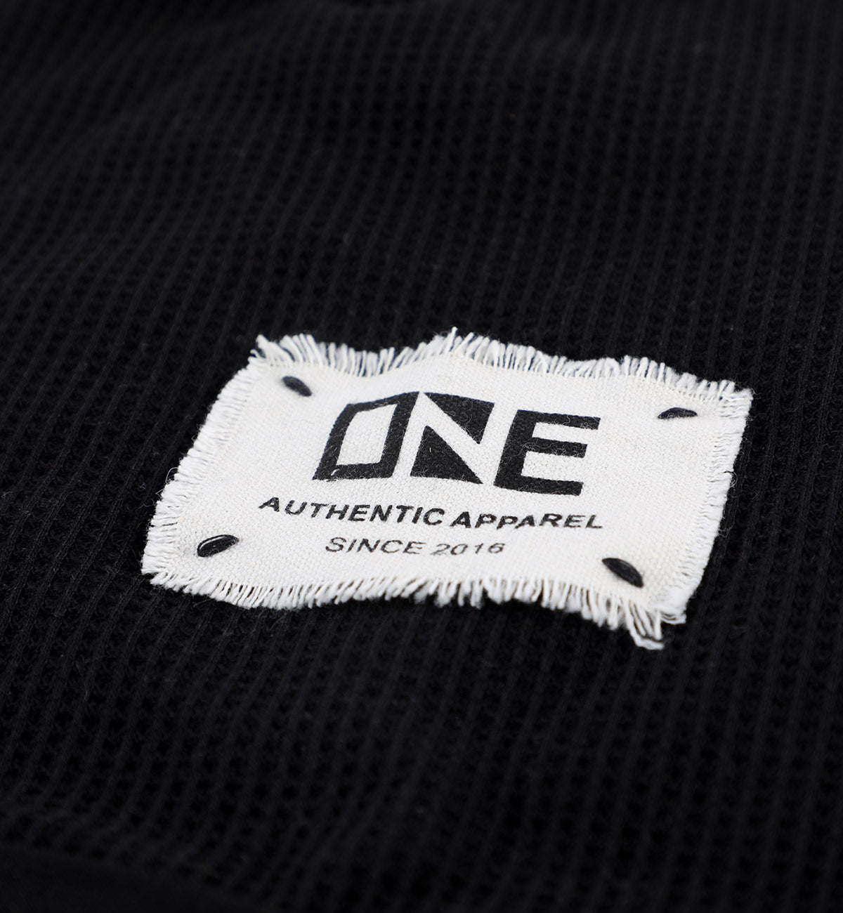Patched Beenie Black