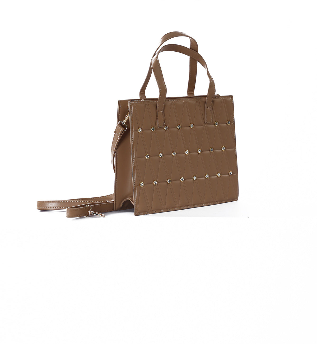 Quilted Bag Gold