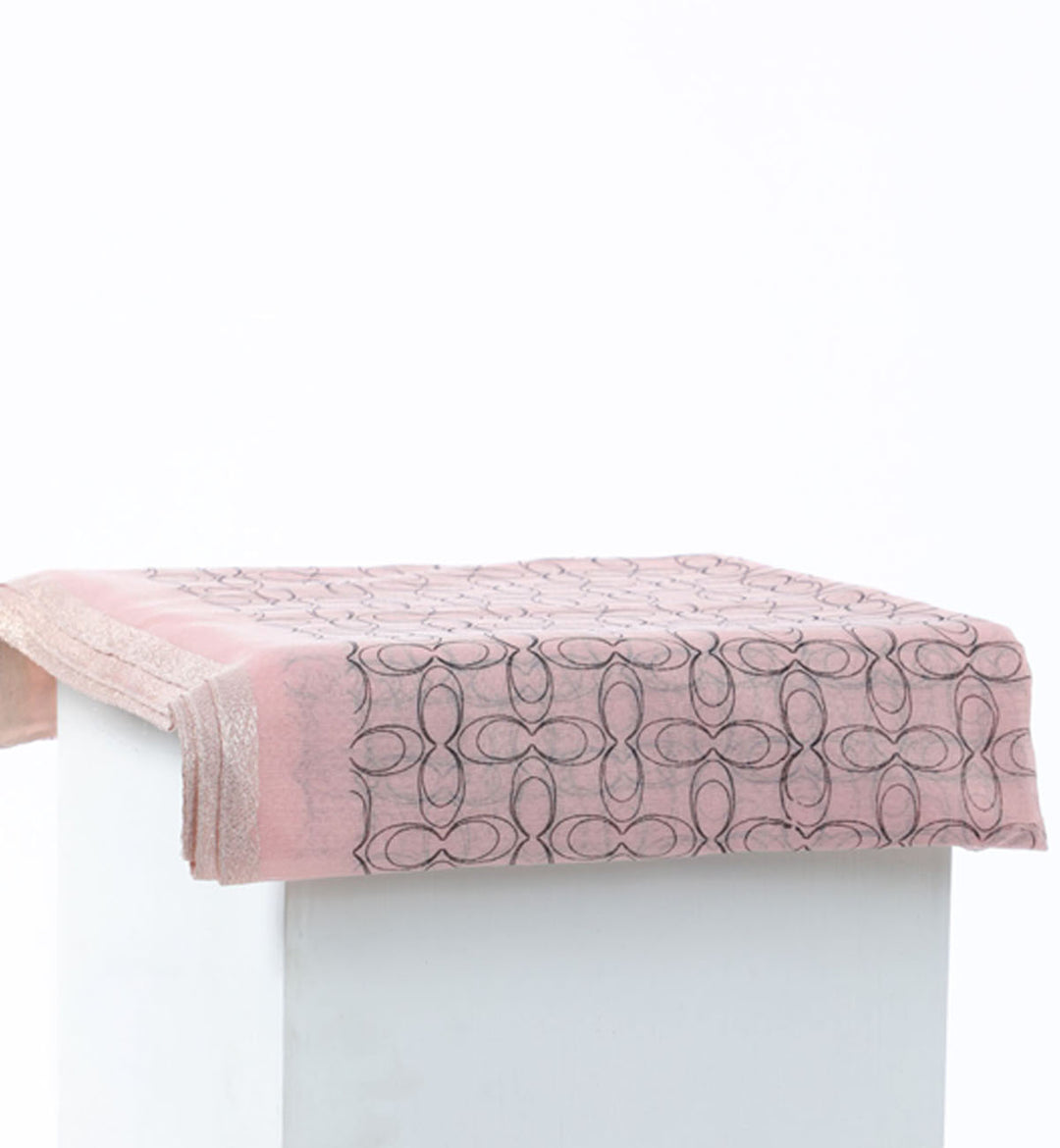 Printed Scarf Pink (7462802522263)