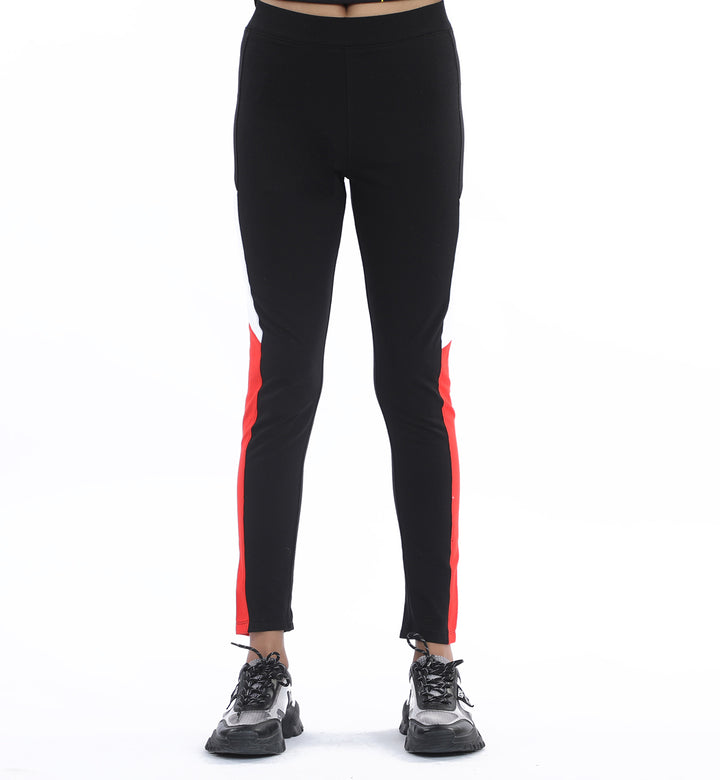 Paneled Tights Black