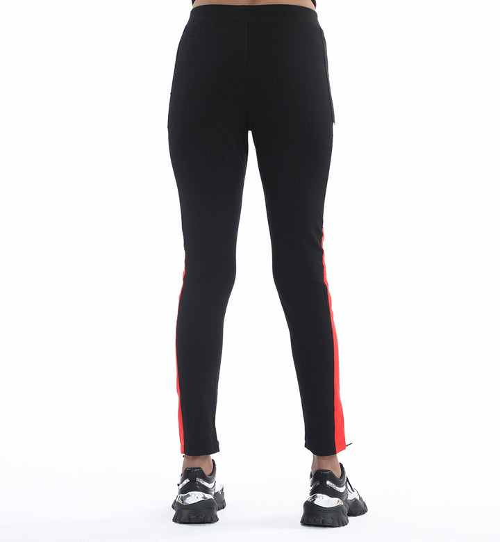 Paneled Tights Black