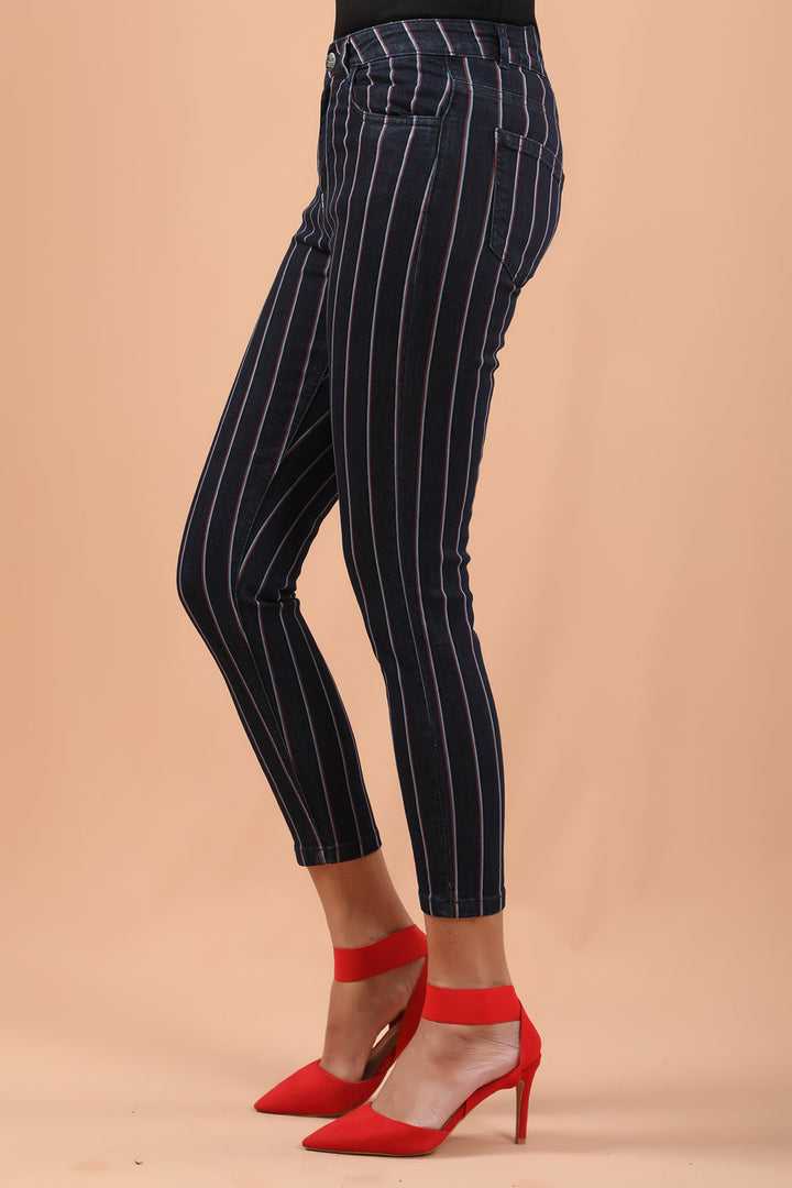 Jeans with stripes Blue (7151216951447)