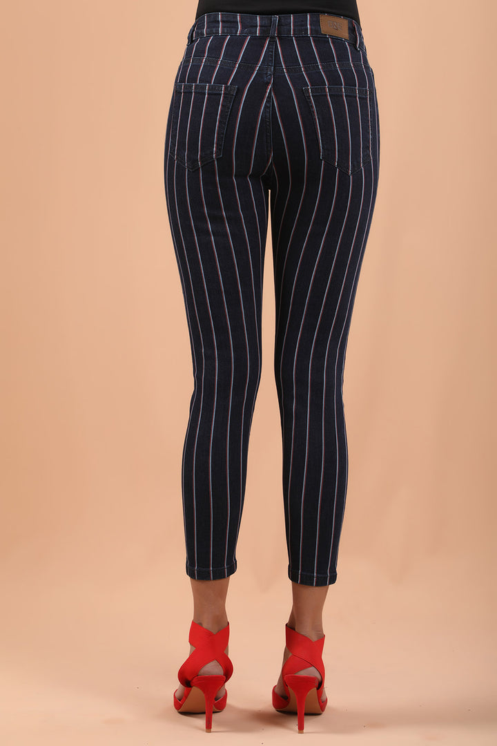 Jeans with stripes Blue (7151216951447)