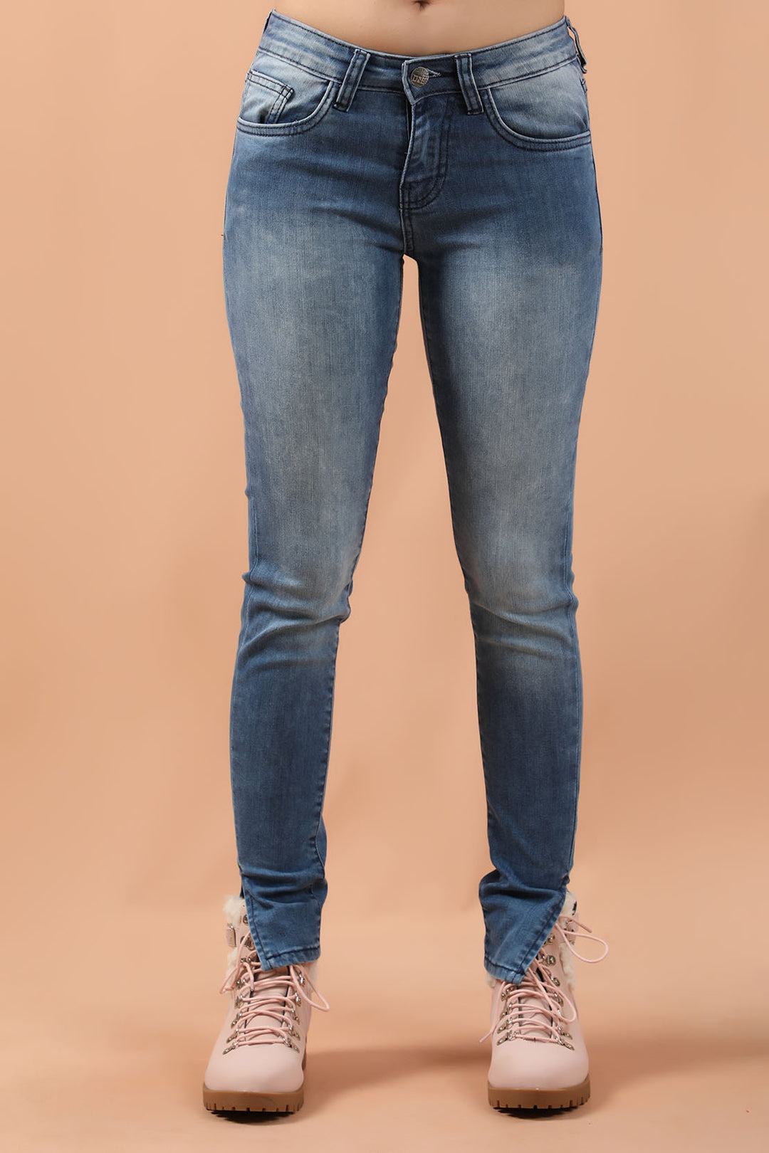 Jeans With Slits Blue (7231947243671)