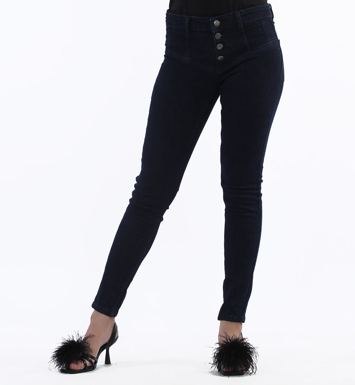 Buttoned Jeans Indigo