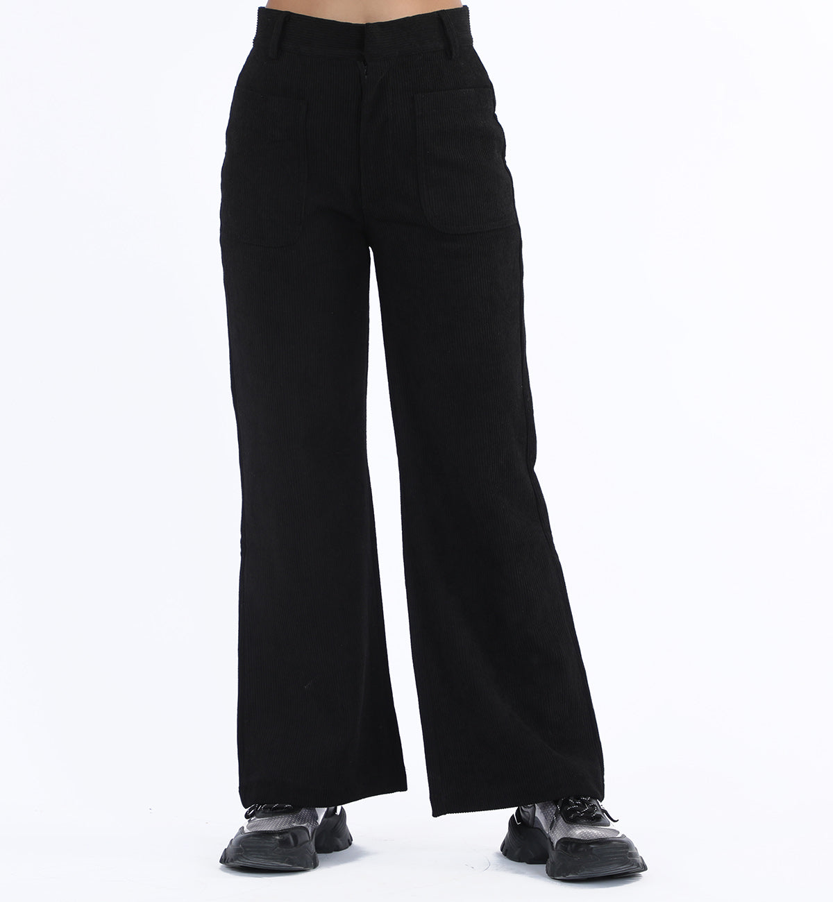 Corduroy Pants Black