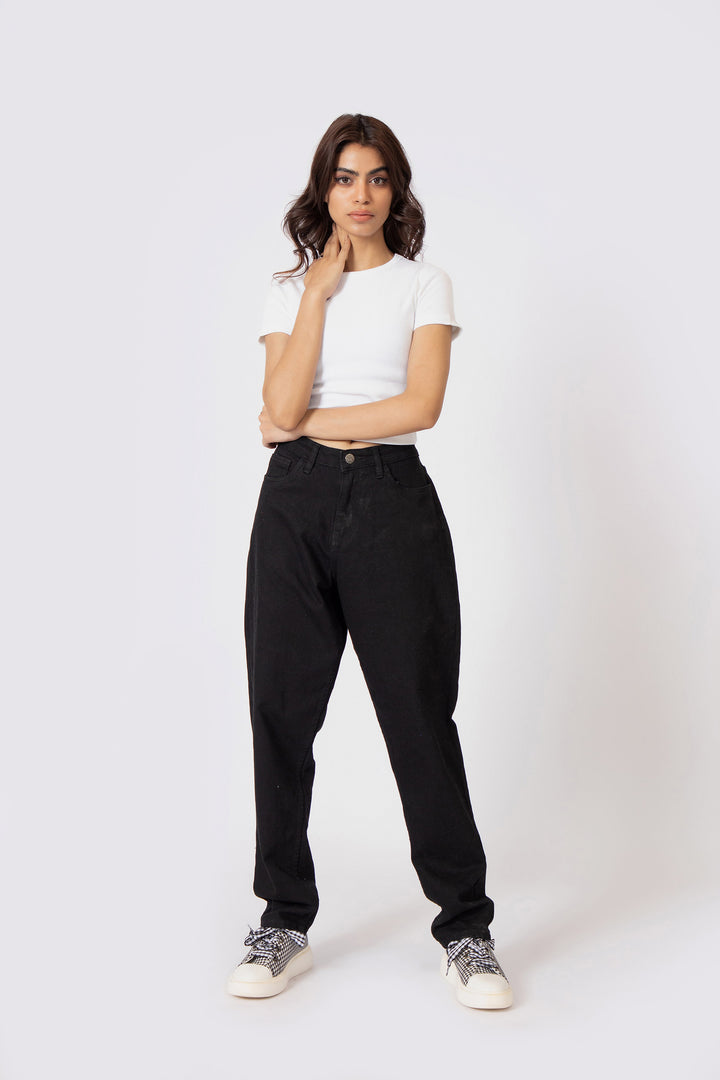 Mom Jeans Black