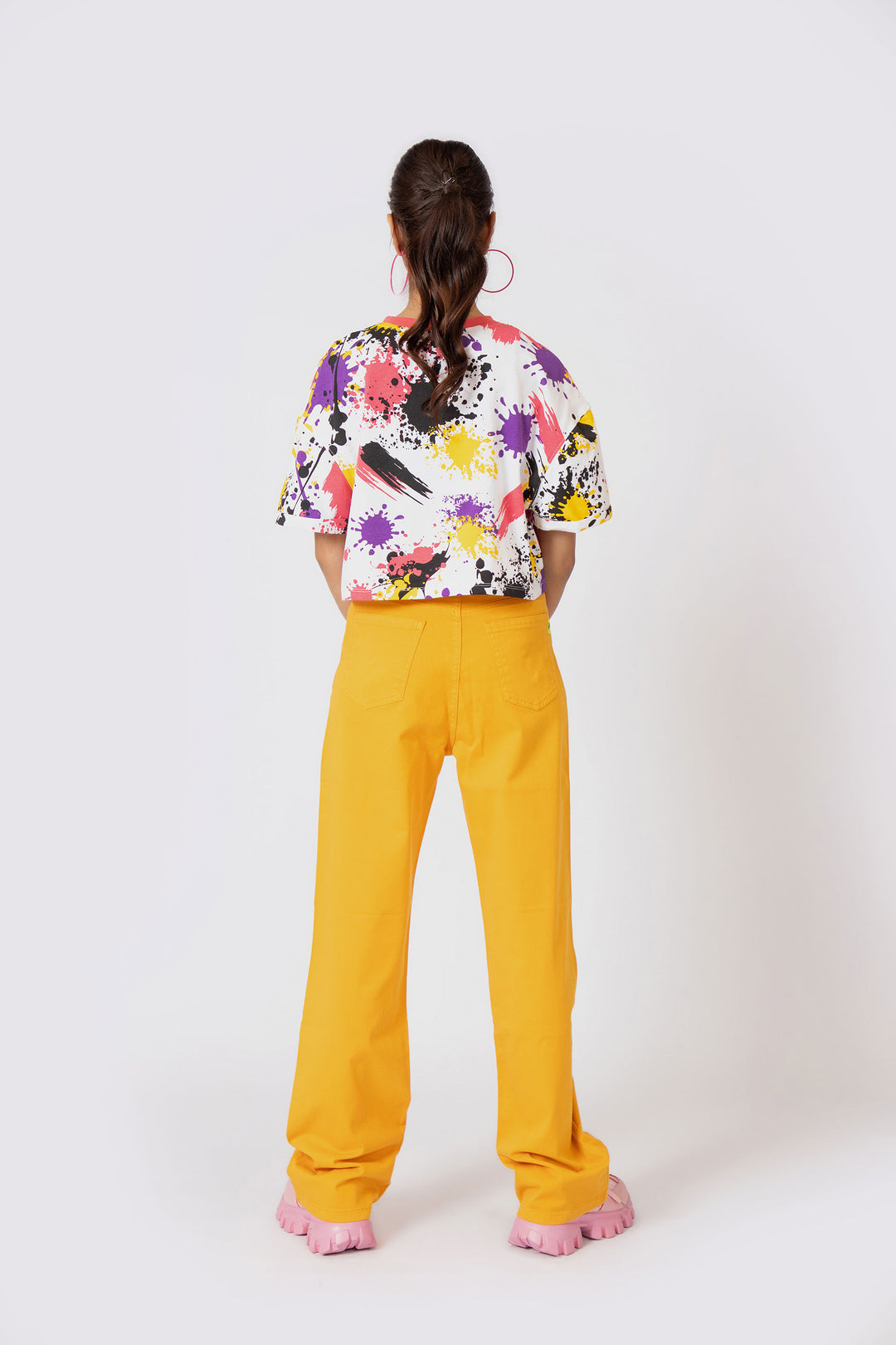 Coloured Pants Yellow