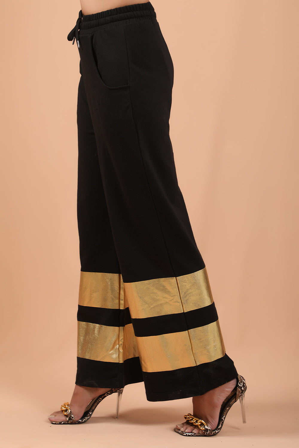 Trousers With Print Black (7246865694871)