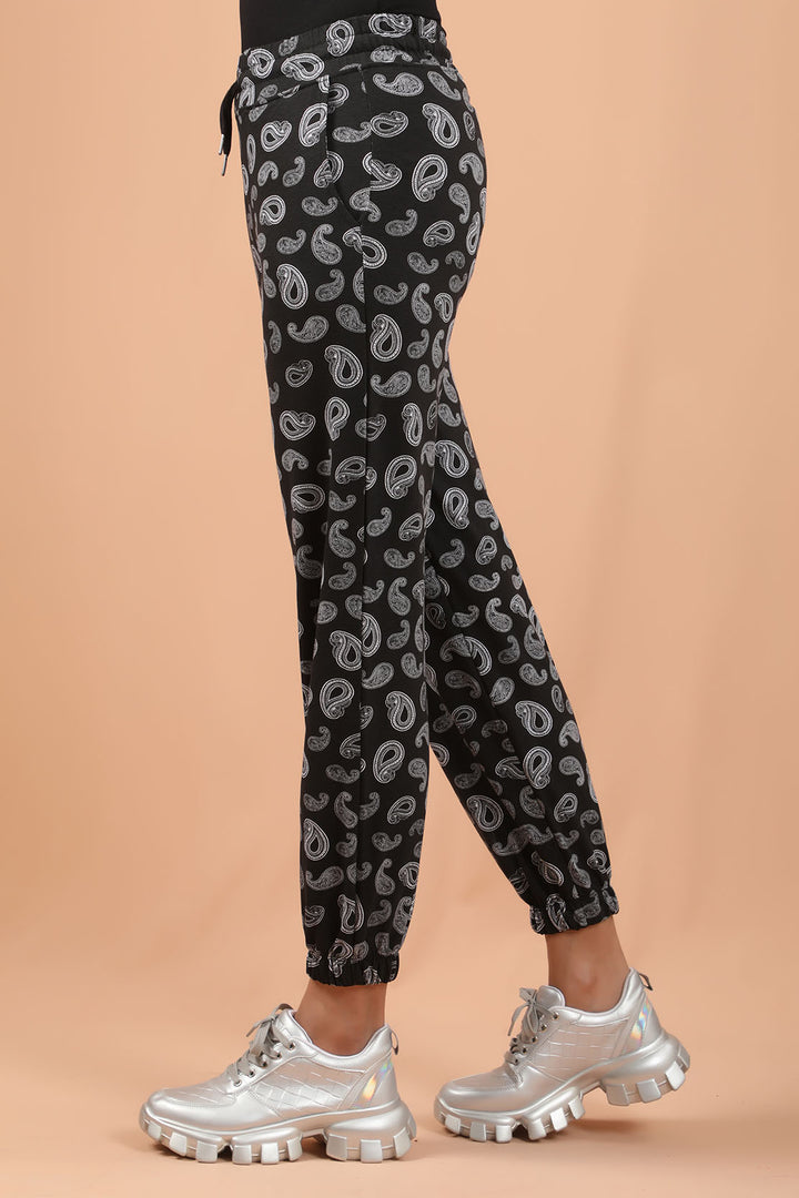 Printed Trousers Black (7088108732567)