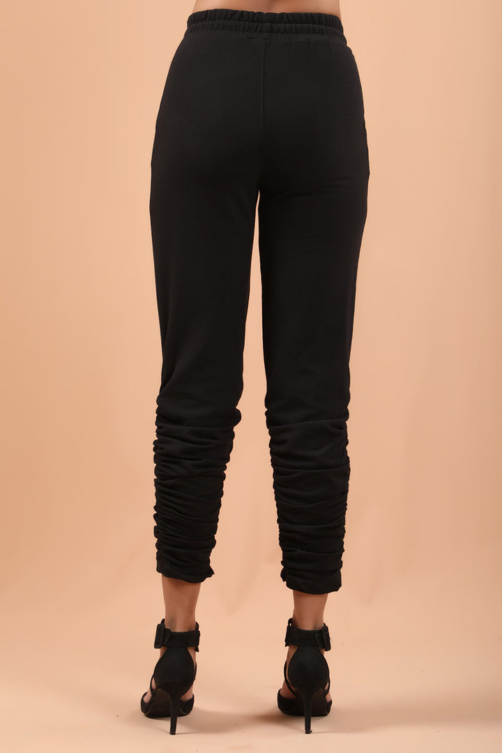 Gathered Trousers Black (7153630970007)