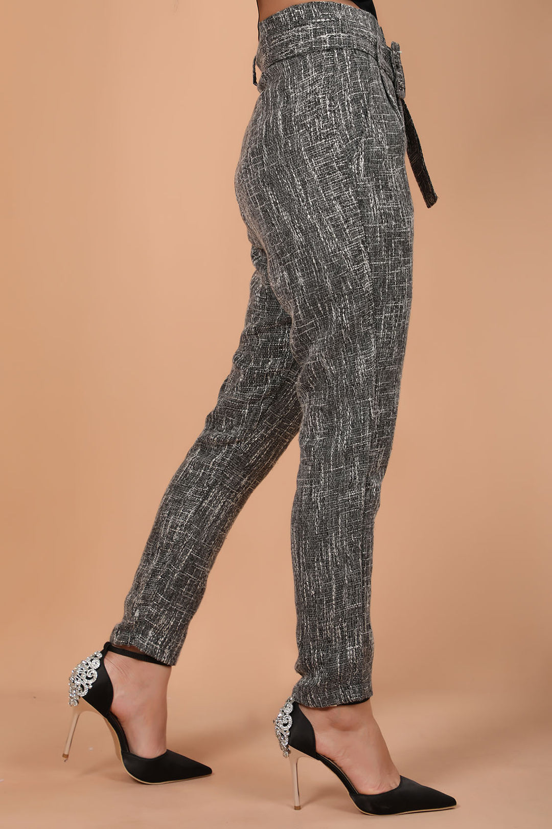 Tweed Pants Grey (7285460861079)