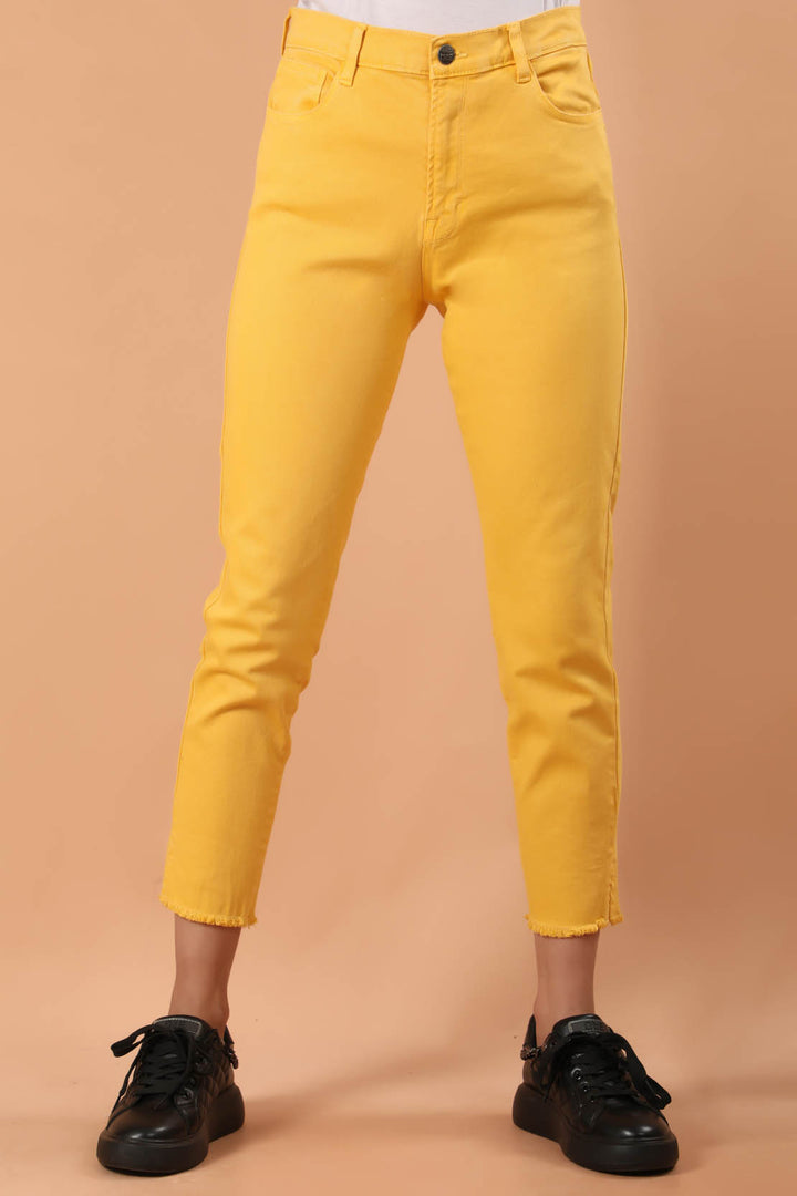 Slim Pants Mustard